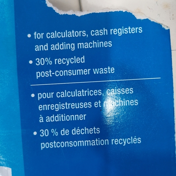 Paper rolls for calculator or cash register. NWT - Picture 3 of 5